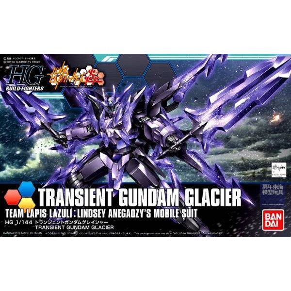 **普拉斯玩具精品**鋼彈HGBF 1/144 創鬥者 TRANSIENT 冰河型瞬變鋼彈#50