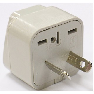 臺灣製造 KWA-17 旅行轉接頭 2P無接地 中紐澳八字型插頭 + 萬國通用插座 適用紐澳 斐濟 中國 東加