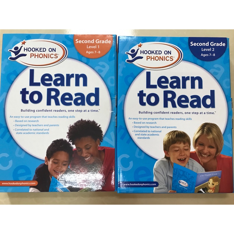 Hooked on Phonics Learn to Read 自然發音二套