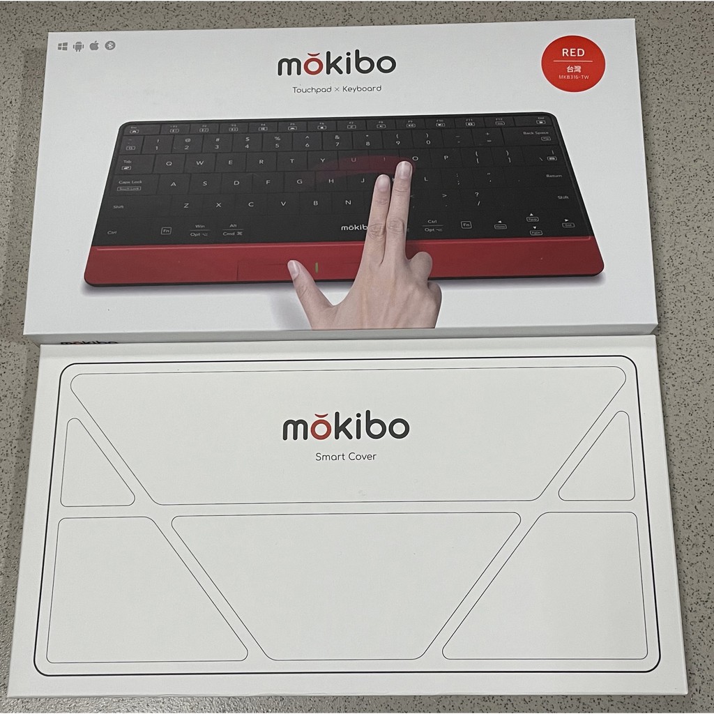 Mokibo 2合1 觸控板也是無線藍芽鍵盤，剪刀腳設計，3台裝置同時連線 韓國 (現貨)