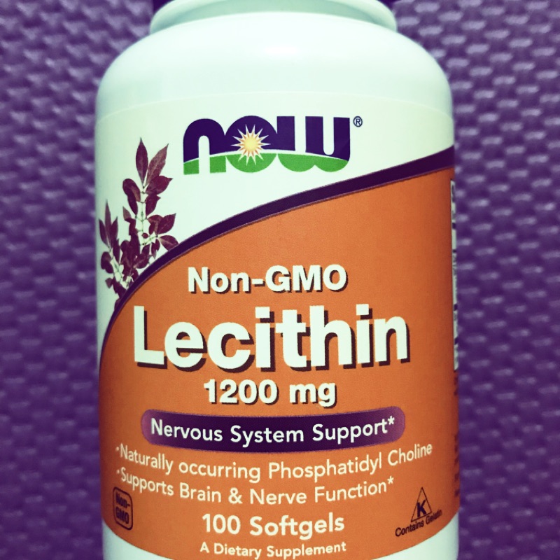 最低價Now foods健而婷卵磷脂Non-GMO Lecithin 1200mg