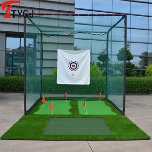 TTYGJ GOLF 高爾夫球練習網 打擊籠 揮桿練習網 配推桿果嶺 打擊網套裝  多功能果嶺