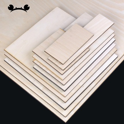 Diy木板建築模型資料椴木板資料手工船模烙畫薄木板木片椴木層板材料 蝦皮購物