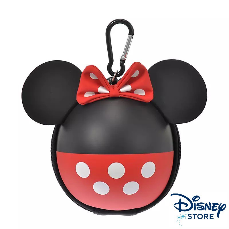 【雲購】現貨 Disney 日本迪士尼商店 米妮 伸縮彈力 小物收納包 耳機收納包 票卡夾 零錢包 收納包