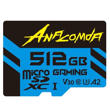 (全新未拆封)ANACOMDA巨蟒 Fighter microSDXC UHS-I U3 512GB-遊戲專用記憶卡