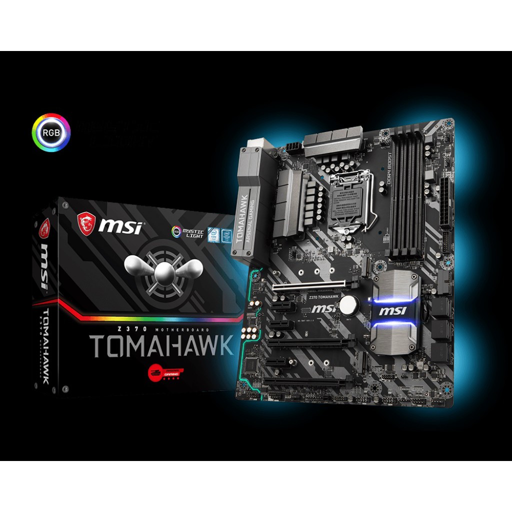 微星 msi Z370 Tomahawk 主機板 完整盒裝 保內