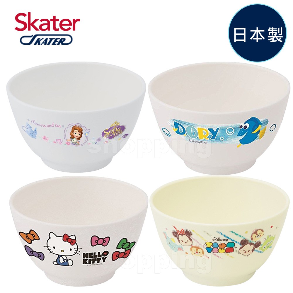 Skater幼兒餐碗-海底總動員多莉/蘇菲亞/TSUM TSUM/Hello Kitty/冰雪奇緣