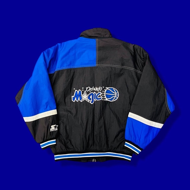 派駁古著 / Vintage Starter NBA Orlando Magic Coat Jacket 魔術隊外套
