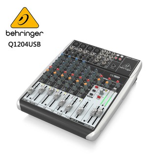 ★BEHRINGER★Q1204USB專業級小型混音器(4個XENYX麥克風前置放大器和壓縮器)