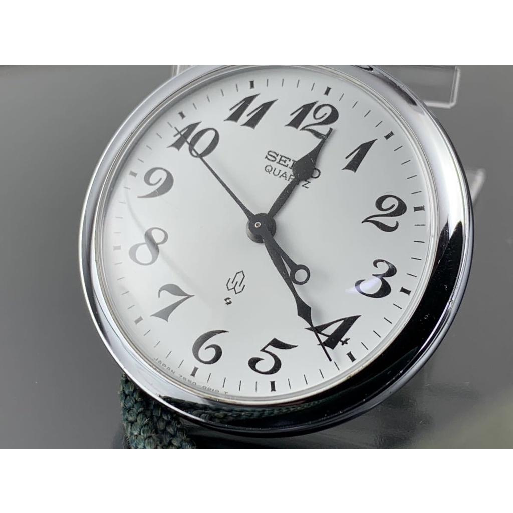 SEIKO 精工 懐錶 鐵道時計 鐵道懷錶 JR懷錶 7550－0010 石英款
