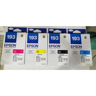 1組1799元 EPSON T193 原廠WF-2531/WF-2541/WF-2631/WF-2651/WF-2521