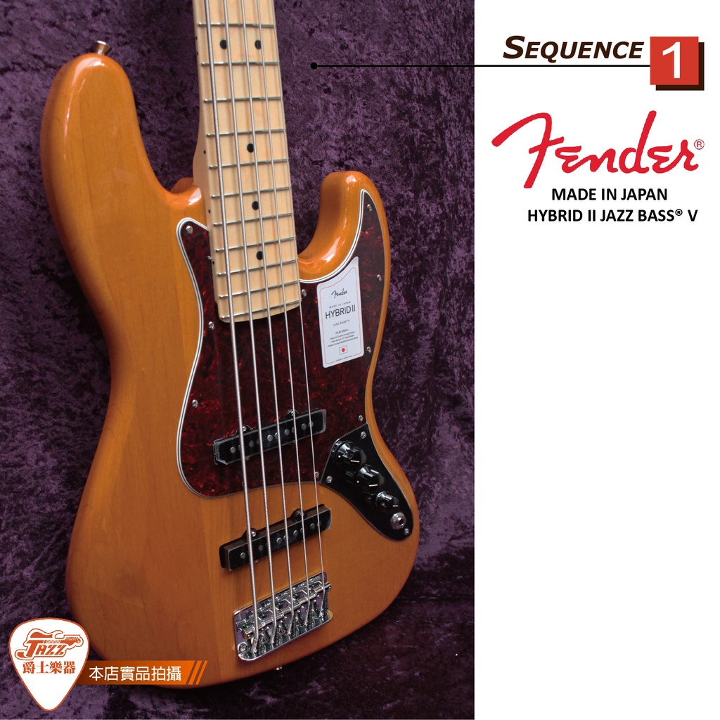 新品同様 Fender series jmj-ash-m made ベース in japan - hybridⅡ