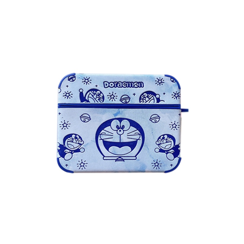 哆啦A夢適用AirPodsPro保護套機器貓2/3代皮質情侶三代藍牙耳機盒