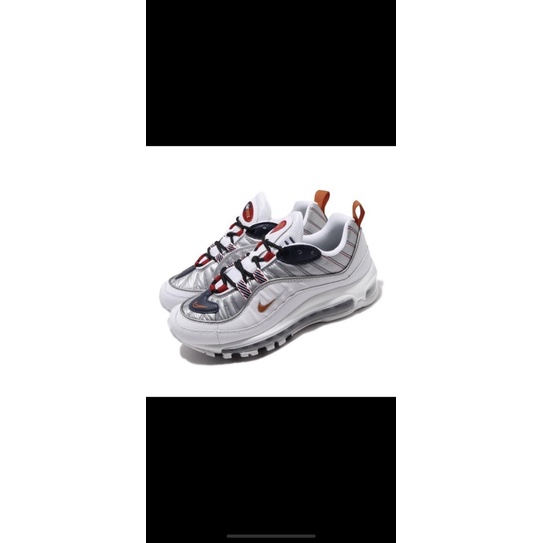 Nike Air Max 98 PRM 運動 女鞋 氣墊 避震 經典款 球鞋 穿搭 反光 白 銀