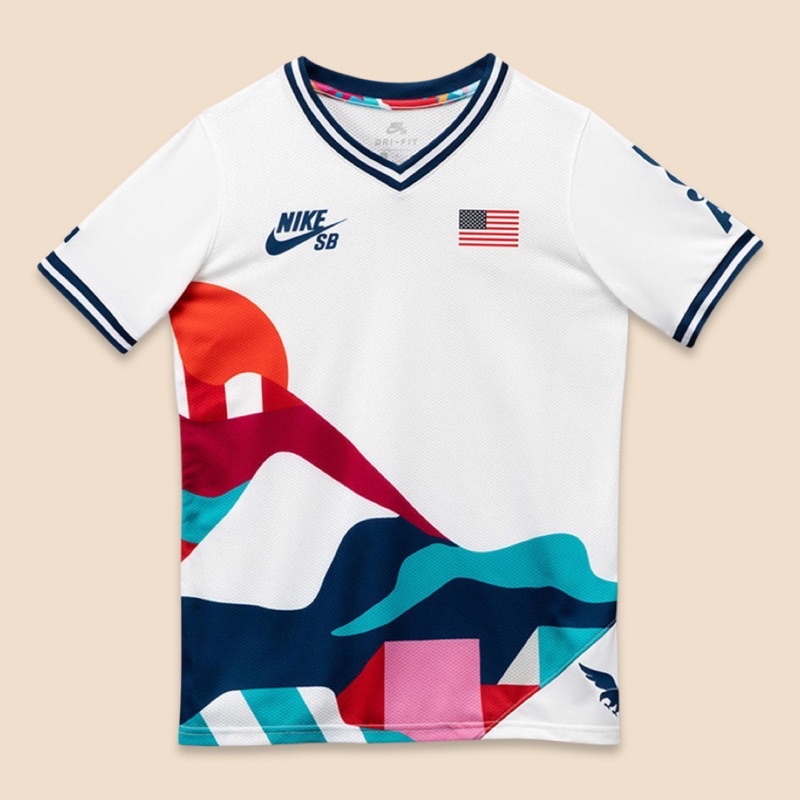 Nike SB x Parra Olympic jersey 東京奧運 滑板 美國隊🇺🇸
