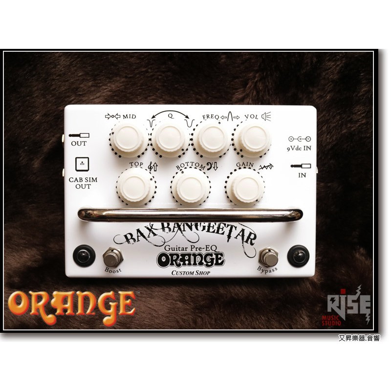 又昇樂器 音響 英國orange Bax Bangeetar Guitar Pre Eq 前級eq 效果器 蝦皮購物