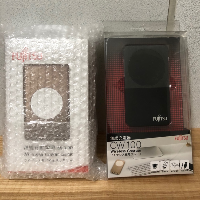 Fujitsu MP700 無線充電行動電源 10000mAh +FUJITSU CW100 無線充電板