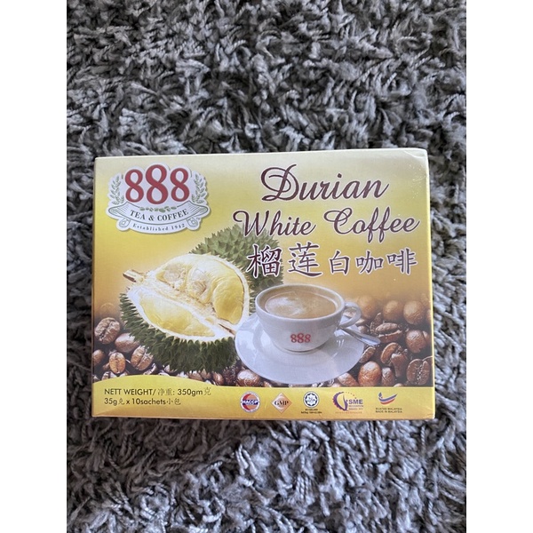 代購 馬來西亞 888 Tea &amp; Coffee 888白咖啡 榴槤白咖啡 榴蓮白咖啡-預購