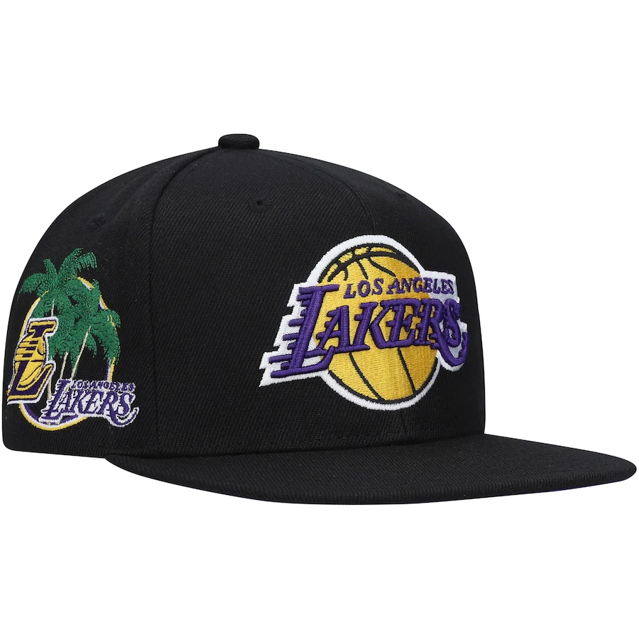新款帽子 NBA 時代洛杉磯湖人隊回彈帽男式女式 9fifty 運動嘻哈帽子時尚帽子籃球帽帶可調節肩帶