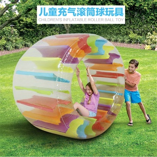 充氣滾筒球玩具 草地水上滾筒兒童多功能爬行滾筒益智親子用品
