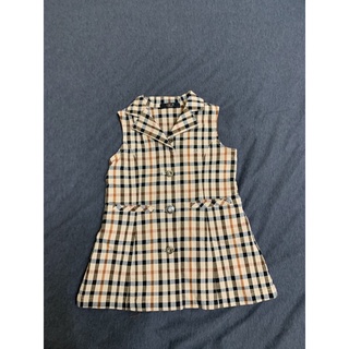 DAKS 格子無袖洋裝👗3號