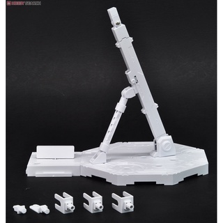 萬代正版》BANDAI 模型腳架 通用型 Action Base 1 (白色) 鋼彈鋼普拉支架 地台型支撐架 底座 台座