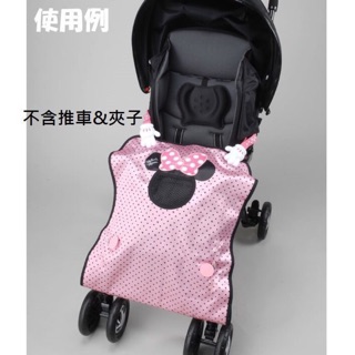 ❤Lika小舖❤現貨 彌月禮盒 全新正品 日本帶回 迪士尼米妮款蝴蝶結 外出手推車蓋毯防風毯冷氣毯 粉紅色被子小女生禮物
