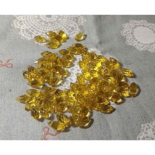 能量專賣店(專業到把能量及屬性數字化)~創意手工/手作材料 6 x12mm奧地利切面水滴水晶 橫洞 黃色 DIY專用 單