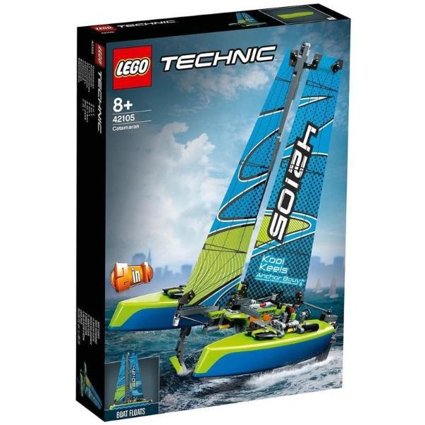 LEGO 樂高 科技系列 TECHNIC 42105 雙體帆船 全新未拆