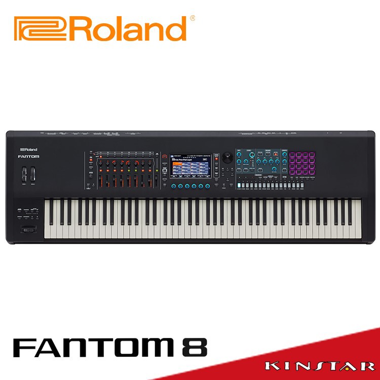 Roland FANTOM 8 合成器鍵盤 88鍵 旗艦級工作站 附攜行琴袋【金聲樂器】
