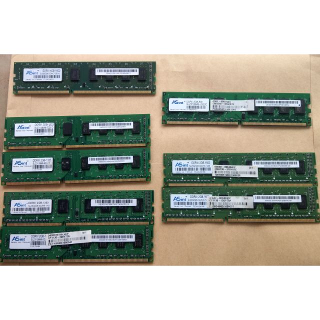 ASINT 昱聯科技 DDR2 DDR3 2G 4G 記憶體