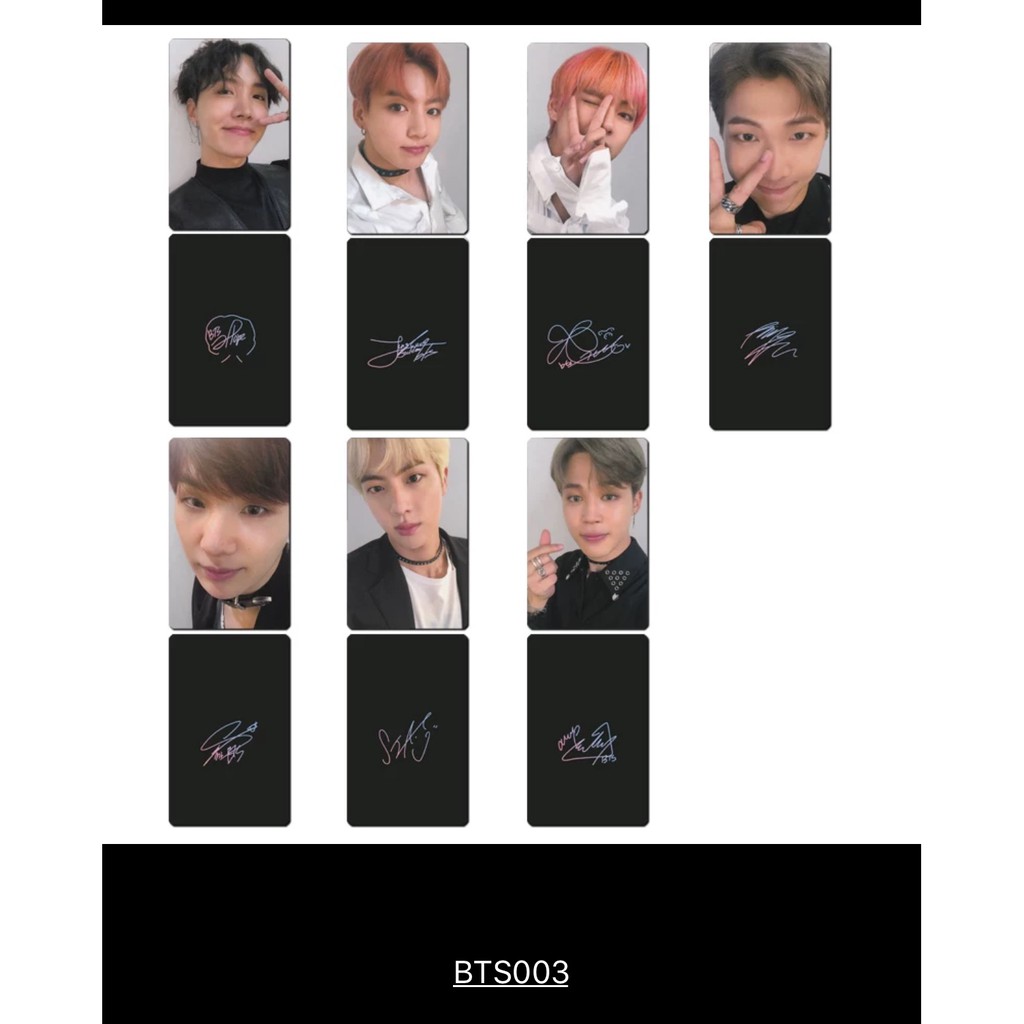 BTS簽名小卡的價格推薦 - 2021年2月| 比價比個夠BigGo