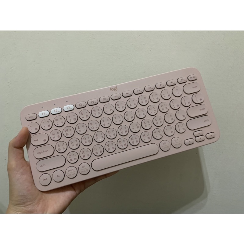 羅技K380鍵盤-粉色