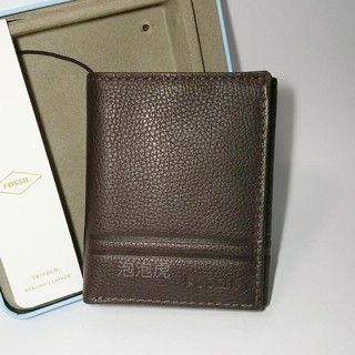 [泡泡虎] Fossil Wilder Trifold 三折 咖啡色 皮夾 短夾 ML4006201 [全新現貨]