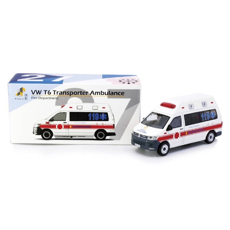 Tiny 微影1 64 台灣台北市新北市臺北市福斯t6 高頂救護車豐田prado 消防局消防車 蝦皮購物