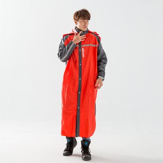 Outperform 奧德蒙 頂峰背包前開式連身雨衣 紅 雨衣 一件式雨衣 雨衣《淘帽屋》