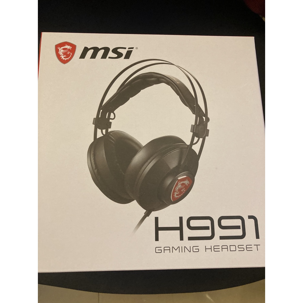 MSI 電競耳罩式耳機 H991 GAMING HEADSET 全新二手