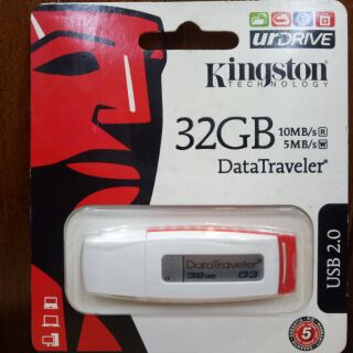 《全新》金士頓Kingston DTI G3 32G 32GB USB隨身碟-紅白色