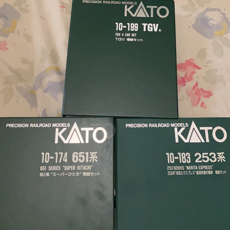 KATO  關水金屬 10-174 651系/10-199 TGV/10-183 253系 增結火車系列