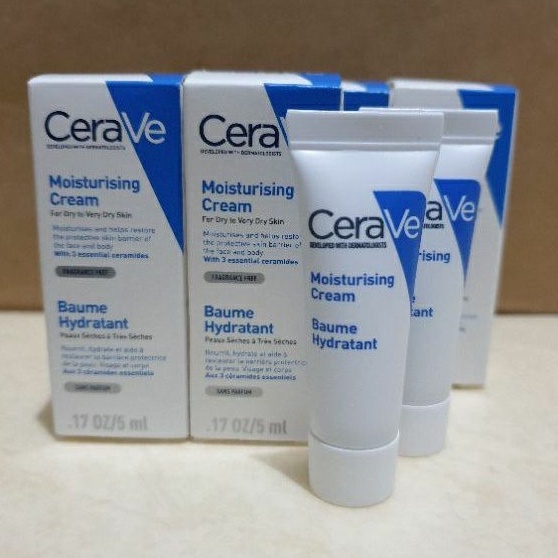 【CeraVe 適樂膚】 長效潤澤修護霜 5ml