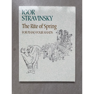(原版譜/四手聯彈)Stravinsky The Rite of Spring for piano four hands