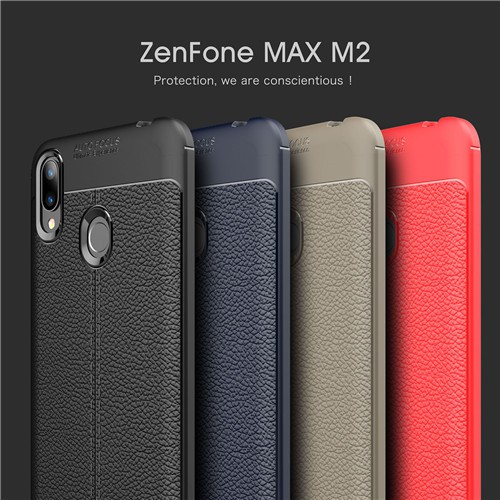 華碩 ZenFone Max M2 ZB633KL X01AD 荔枝紋 手機殼 手機套 保護殼 保護套 防摔殼 殼 套
