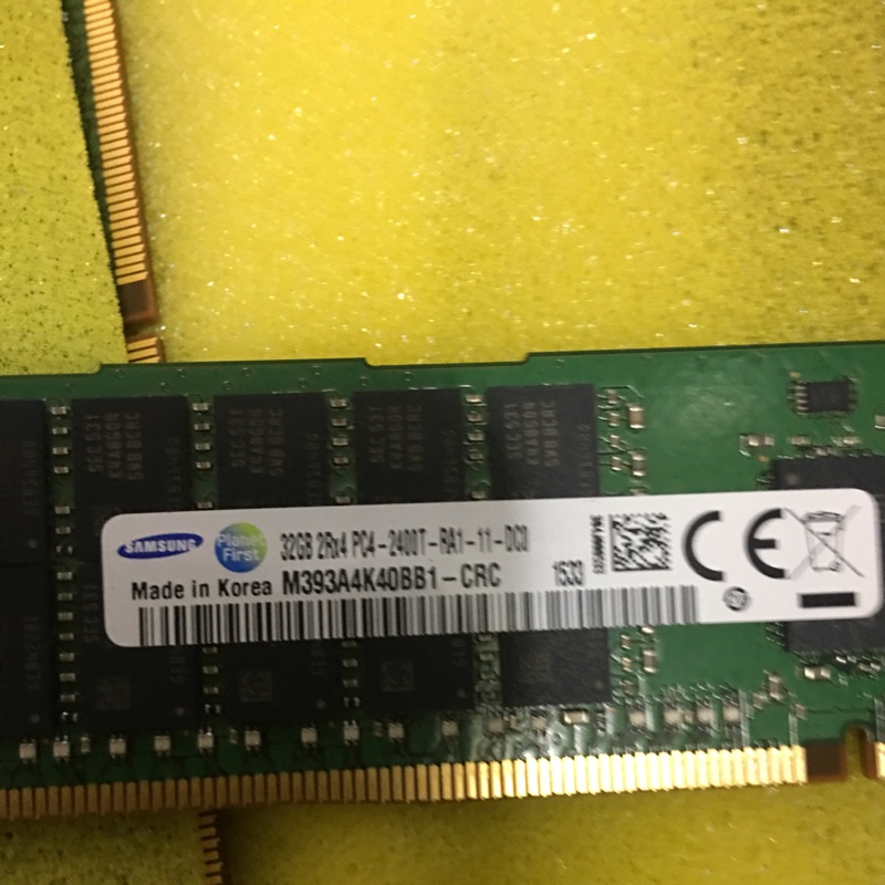 三星 Samsung ddr4 2400 ecc ram 32g 伺服器記憶體