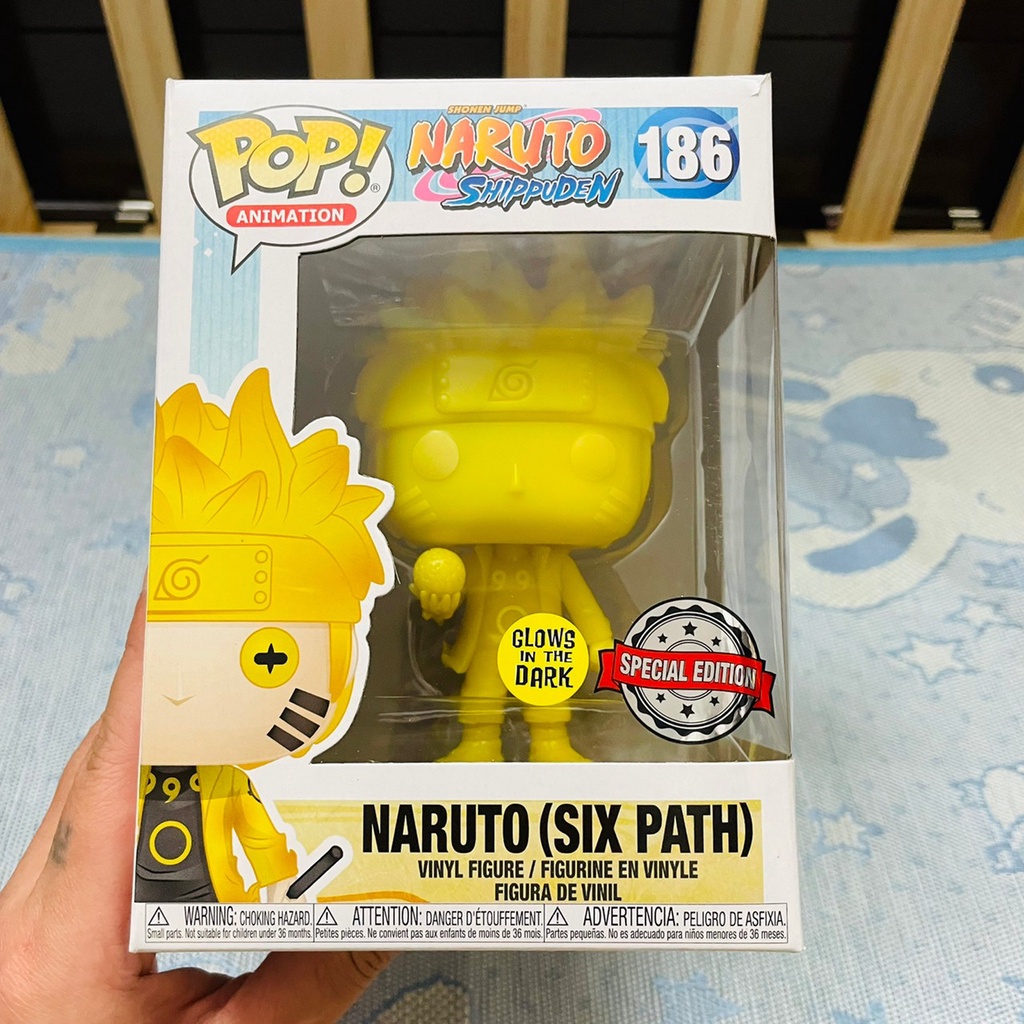 現貨 正版 Funko pop 火影忍者 Naruto 六道仙人 鳴人 #186 夜光