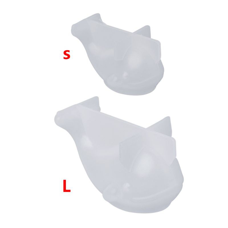 Aoto* 1個diy水晶滴膠鏡面立體鯨魚模具   矽膠模具  DIY  環氧  樹脂  3D