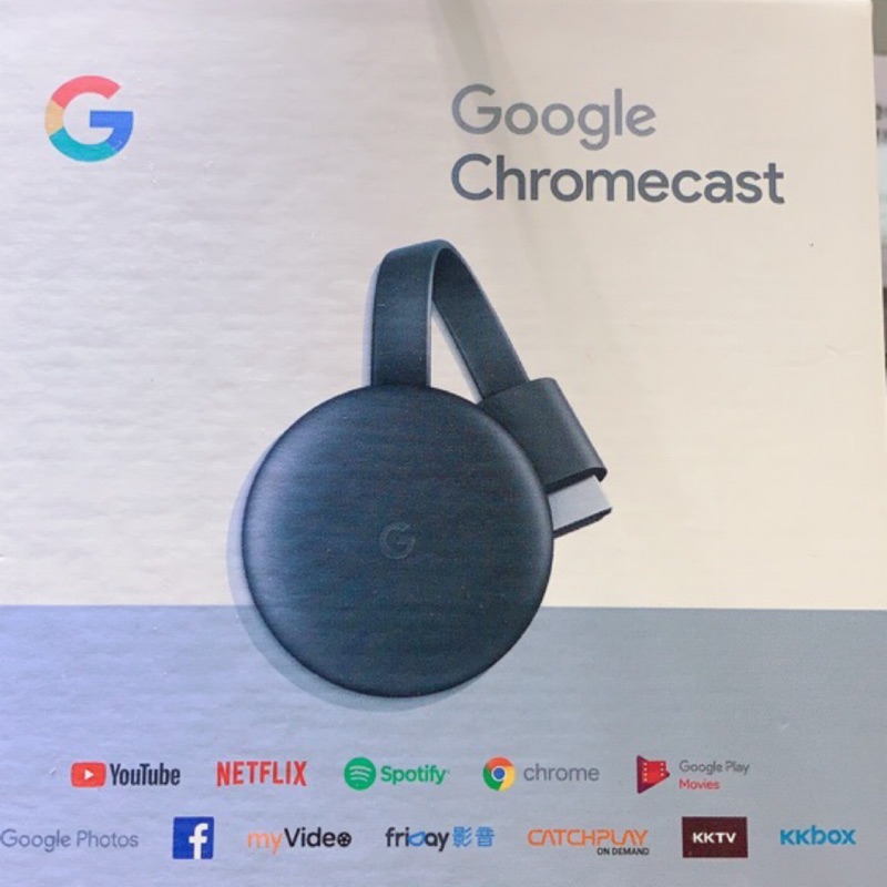 台灣公司貨Google Chromecast 第三代電視棒