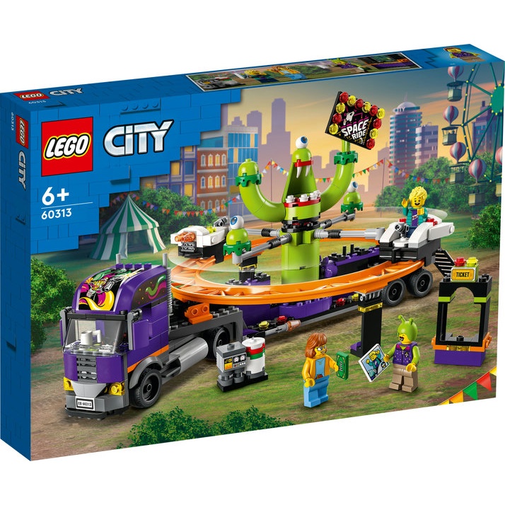 【台中翔智積木】LEGO 樂高 城市系列 60313 太空之旅遊樂車