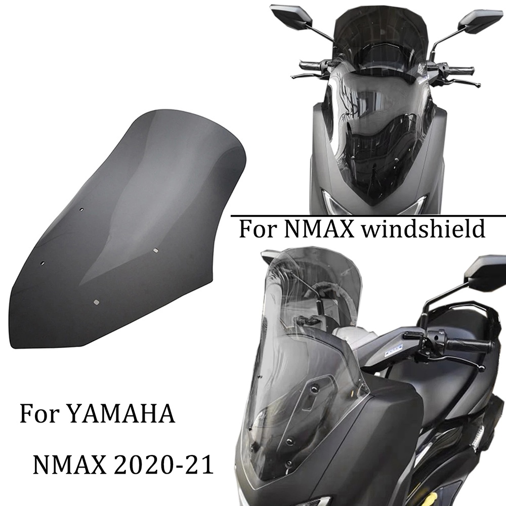 前擋風鏡導流罩適用YAMAHA NMAX 155 2020-2021 擋風玻璃整流罩 山葉雅馬哈摩托機車改裝