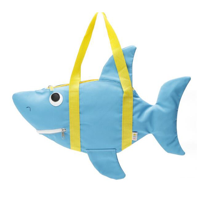 創意 單肩 造型 馬卡色系 鯊魚包包 學生包 手提包購物袋 送禮
