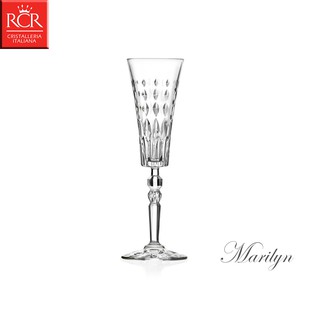 【義大利RCR】 Marilyn 瑪莉蓮系列 水晶笛型香檳杯 170mL 甜酒杯 香檳杯 水晶玻璃 水晶高腳杯